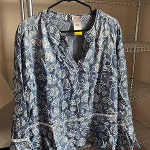Paisley cotton blouse